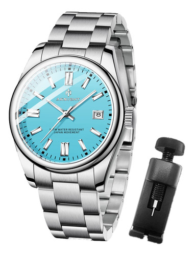 Benyar Aknight Reloj De Pulsera Hombre Acero Inoxidable Cu