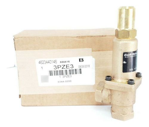 Nib Cash Valve 3pze3 Bronze Adjustable Back Pressure Val Qtt