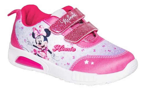 Zapatillas Niñas Footy Minnie Disney Luces Led Urbanas 