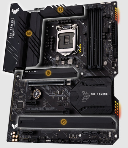 Tarjeta Madre Asus Tuf Gaming Z590-plus Wifi 6 Intel Z590