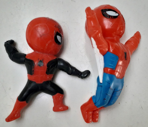 03 Boneco Homem Aranha Burger King Tipo Mc Donalds Usados (Usado)