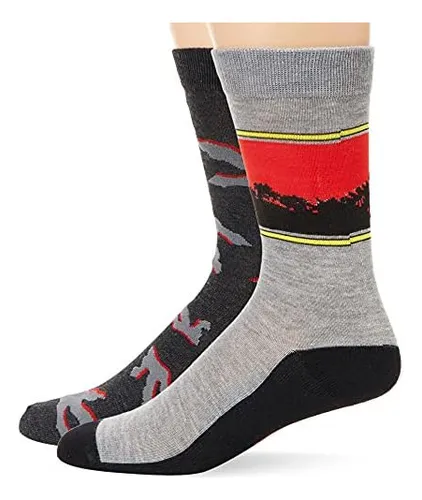 Universal Para Hombre Jurassic Park Paquete De 2 Calcetines