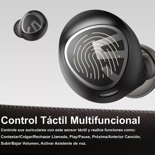 Imagen 6 de 6 de Audífonos Inalámbricos Soundpeats Free2 Classic 8h Batería