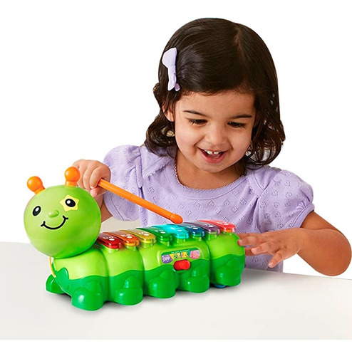 Xilófono Musical Oruga De Arrastre Primera Infancia V-tech