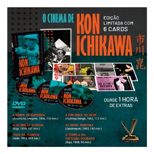 O Cinema De Kon Ichikawa - Edição Limitada Com 6 Cards