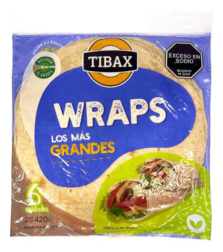 Tortillas De Trigo Para Wraps Rolls 25cm X 120 Unidades