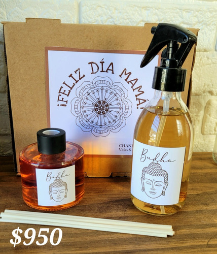 Regalo Box Caja Personalizado Dia De La Madre Fragancia Buda