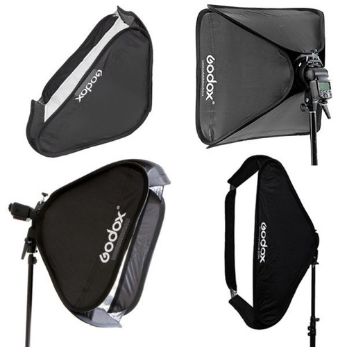 Softbox Godox Caja Suavizadora 60x60 + Flash Godox Tt520ii