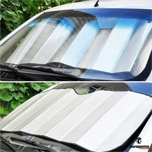 Imagen 3 de 8 de Parasol Cortina Parabrisa Auto Grande Metalizada Aluminio