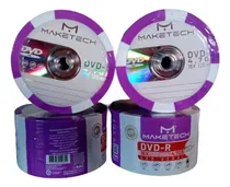 Comprar 50 Mídia Dvd-r Virgem Maketech+50 Envelopes Papel C\u002Fvisor