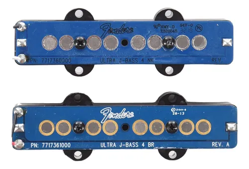 Captador Fender Ultra Noiseless Baixo Vintage Jazz Bass Kit R 1.603 16