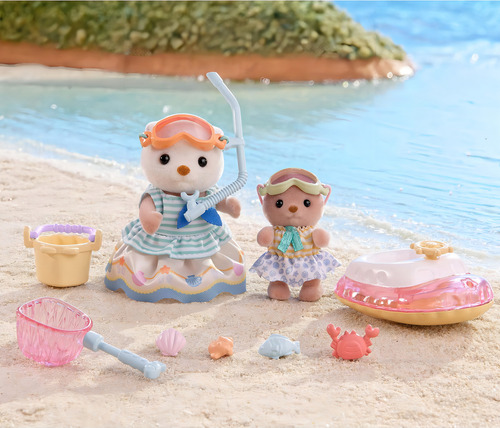 Buceo Set Nutria Marina Sylvanian Families Ternurines Calico
