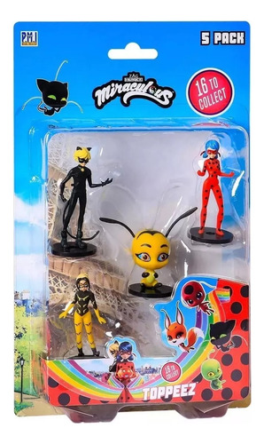 Miraculous Ladybug Pencil Toppers Antibug