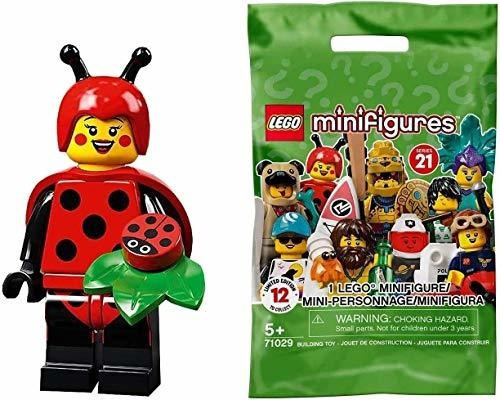 Minifiguras Colecionáveis Lego 71029 Série 21 - Ladybug Girl Quantidade De Peças 1