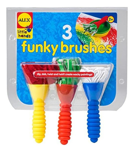 Alex Toys Little Hands 3 Cepillos Funky