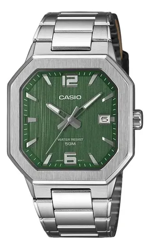 Relógio Casio Cubitus Classic Verde - Mtp-b195d-3avdf | MercadoLivre