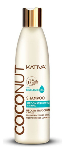 Shampoo Reconstrucción Coconut Hidratación Kativa 250ml