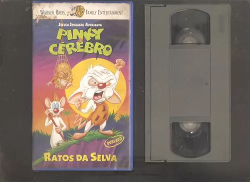 Vhs Pinky E Cerebro - Ratos Da Selva - Original - Dublado