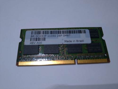 Imagem 2 de 2 de Memoria Smart P/notebook 4gb Ddr3 Pc3 12800s 1600mhz Origina