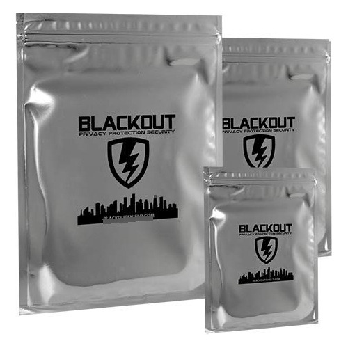 Blackout Faraday Cage Emp Bolsas Premium Ultra Gruesas 5pc .