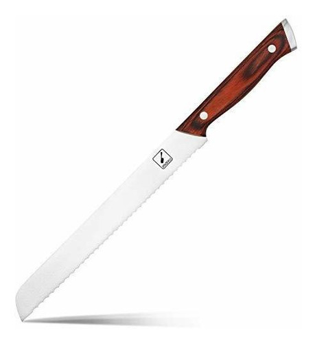 Cuchillo Pan Profesional 25cm Panero Acero Inoxidable Al