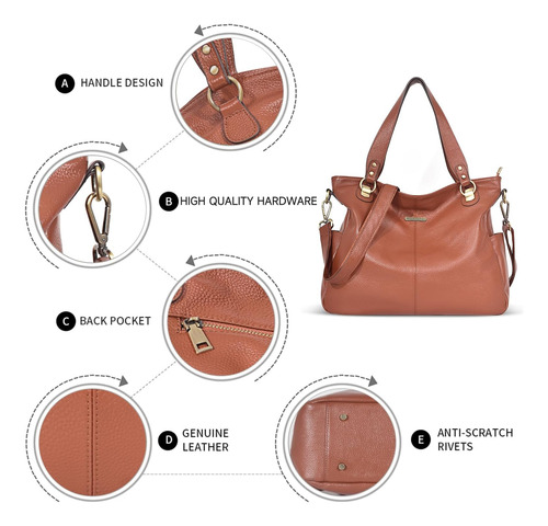 Bolso De Mano De Cuero Genuino Bolsos Tipo Cartera Para Para