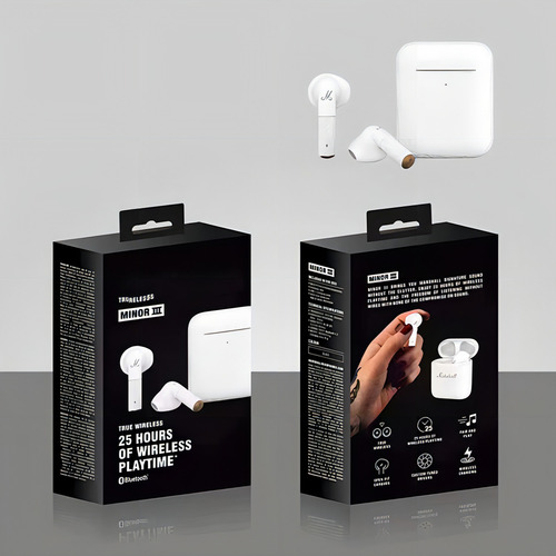 Audifonos Inalambricos Diadema Bluetooth Marshall Color Blanco