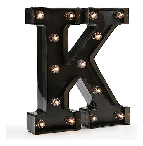 Light Up Black Alphabet Marquee Letters Sign Led Marque...