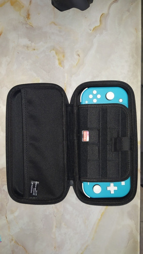 Nintendo Switch Lite Turquesa + Mario Rabbids + Case Rigido