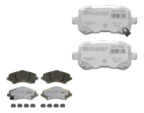 Kit Balatas Oex Volkswagen Routan Del 2009 Al 2011 Wagner