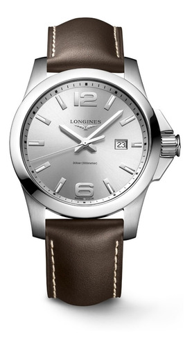 Longines Conquest Esfera Plateada (caja 43mm) 