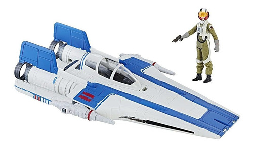 Star Wars Force Resistance A-wing Luchador Y Piloto De Resis