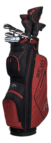 Set Completo De Golf Para Mujer Lado Derecho De Color Rojo