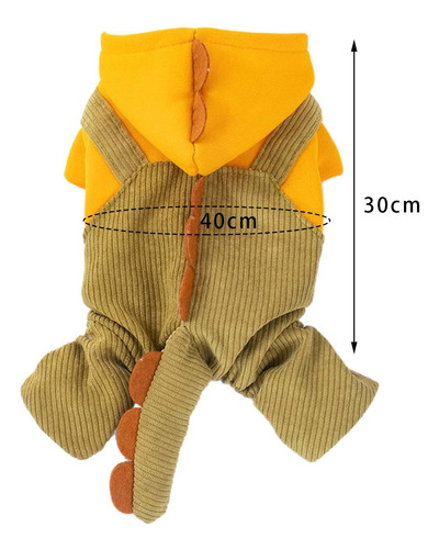 Sudadera Con Capucha Para Perro De Dinosaurio, Abrigo Para M