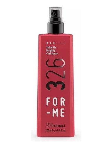 Framesi For Me Spray 326 Shine Me Brightly Curl Rizos 200ml