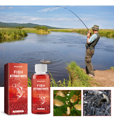 Cebo Líquido Red Worm, Señuelos Atrayentes Para Pesca