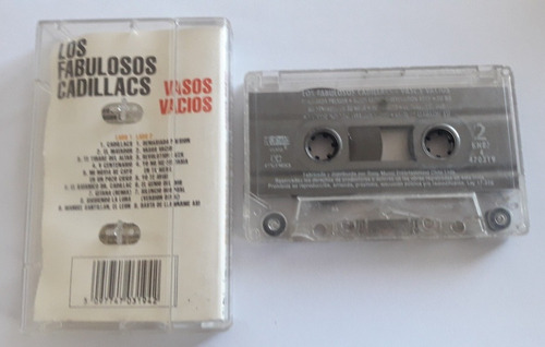 Los Fabulosos Cadillacs Vasos Vacios Cassette (leer Detalle) (Usado)