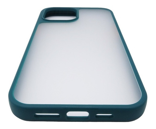 Carcasa Para iPhone 12 Soft Color Antigolpes Cofolk Color Verde