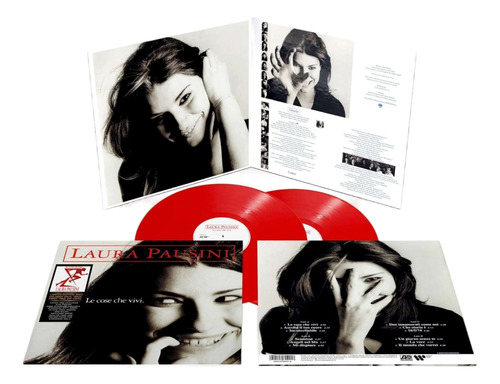 Laura Pausini Le Cose Che Vivi 2 Lp Red Vinyl