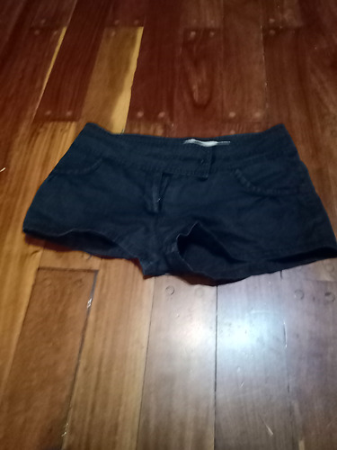 Short Negro Complot Tiro Bajo T 25