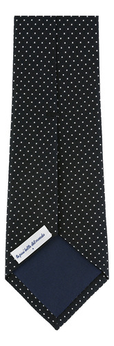 Corbata Scappino Brera Seda Para Hombre 431 Color Negro