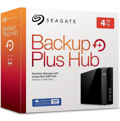 Hd Externo 4tb Seagate Backup Plus Hub Usb 3.0 Stel4000100