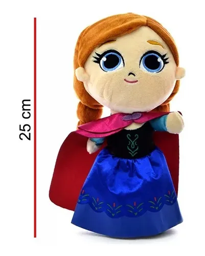 Peluche Anna 25cm Frozen Phiphi Original Disney
