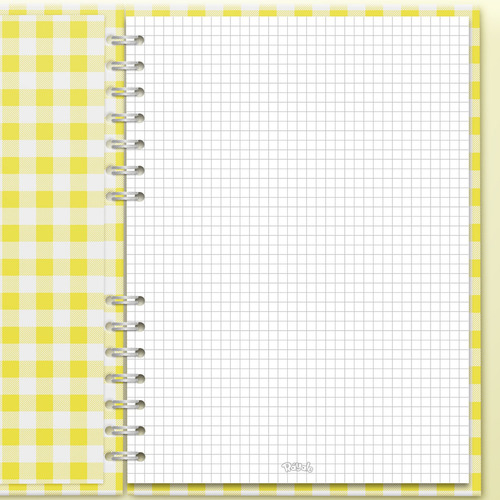 Colorcitos | Libreta Amarillita B5 | 100 Hojas 150gr Gruesas Color Amarilla Cuadro Chico