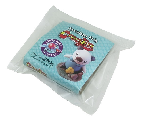 Porcelana En Frio Fria Lista Para Moldear 250 Grs . Crealin Natural