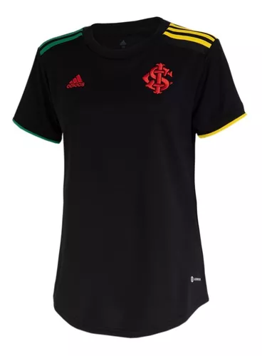 Camisa Internacional Retrô Canelada Feminina N°7 em Promoção na