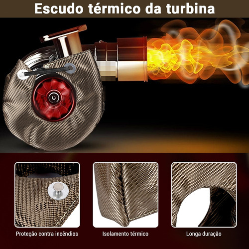 Capa Protetor Térmico De Turbina Titanium /cobertura T3