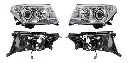 Set 2 Faros Toyota Land Cruiser 13_16 Generica