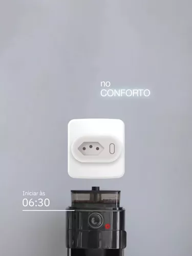 Sonoff S26 Wifi Tomada Inteligente Padrão Brasil 110v - 220v Cor Branco