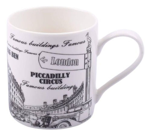 Taza Ceramica Estampada Diseño London 